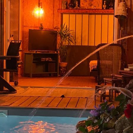 Chalet Atypique Vue Piscine Chauffee Gujan-Mestras Exterior foto